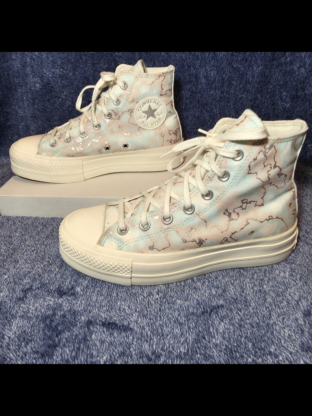 Converse Women's Chuck Taylor All Star Lift Platform High 'Marble'
